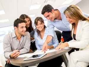 Group of business people at the office